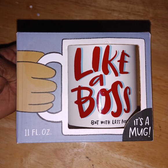 Like a Boss, But with Less Money Ceramic 11oz Mug NIB - Picture 2 of 5